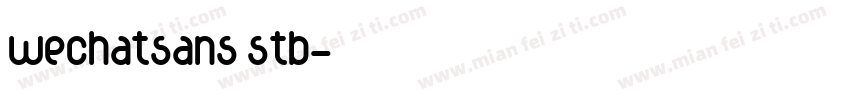 wechatsans stb字体转换